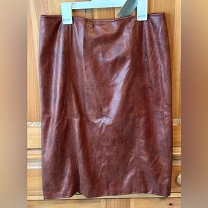 Chicos rich mahogany skirt